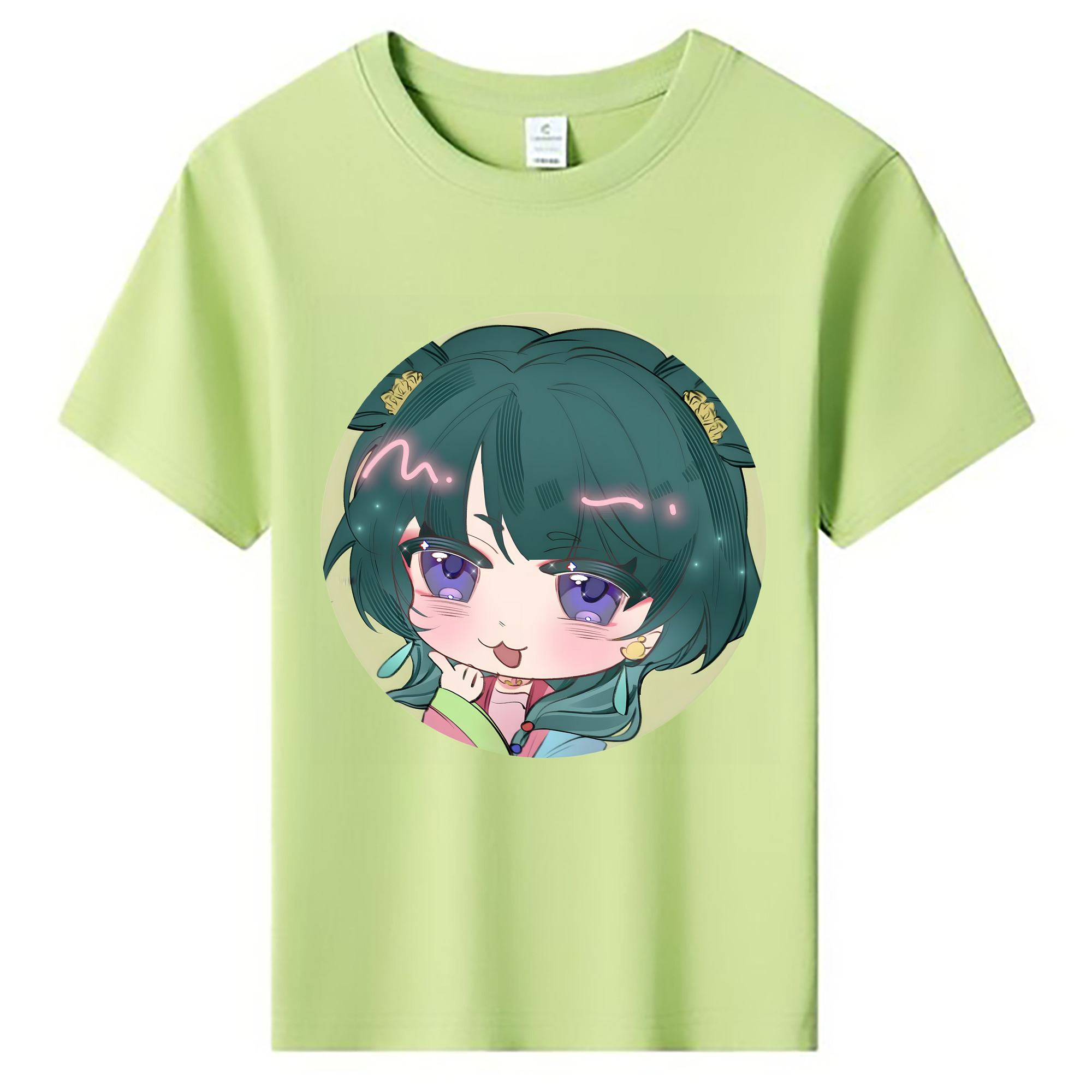 （画像用） 薬屋のひとりごと The Apothecary Diaries 綿100％キッズTシャツ（フロントプリント）